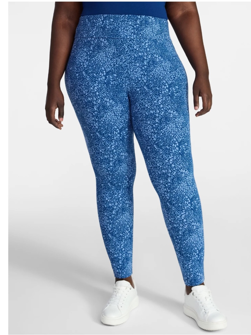 Terra & Sky Women's Plus High Waist Ankle Length Leggings Size 4X